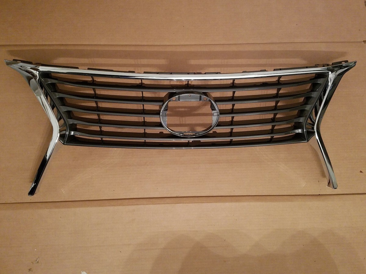Compatible For LEXUS RX350 RX450h F-SPORT 2013-2015 ABS Chrome frame Front UPPER Bumper mesh Grill Grille Car Styling accessories (Color : A Compatible For LEXUS RX350 RX450h F-SPORT 2013-2015 ABS Chrome frame Front UPPER Bumper mesh Grill Grille Car Styling accessories (Color : A