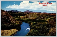 Postcard Hawaii Wailua River - Kauai