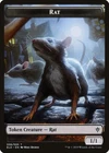 10 Token Cards - RAT Tokens - Throne of Eldraine (ELD) - Magic MTG FTG