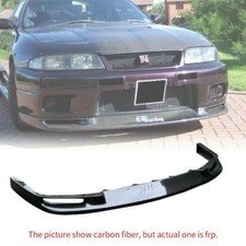 Frp Fiber Jun Style Front Bumper Lip Exterior Bodykit For Nissan R33 Skyline Gtr
