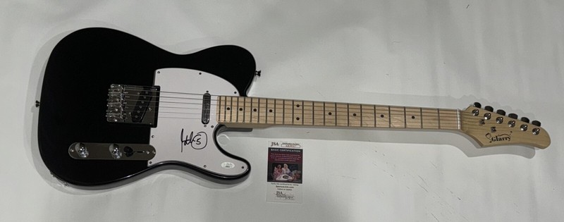 JOHN 5 SIGNED BLACK ELECTRIC GUITAR MOTLEY CRUE JSA COA