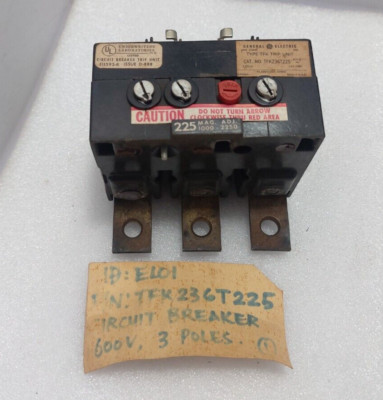 General Electric TFK236T225 TFK Trip Unit  3 Pole 225AMP