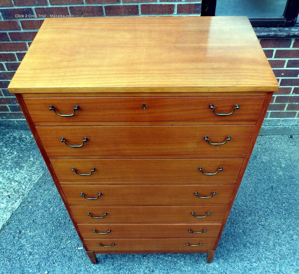 Vintage Heals Borge Mogensen Soborg Danish 1960s teak bedroom chest of drawers - Image 3 of 4