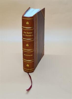 Das System Der Platodaria, Von Dr. Franz Poche ... Mit 7 Tafeln, [Leather Bound]