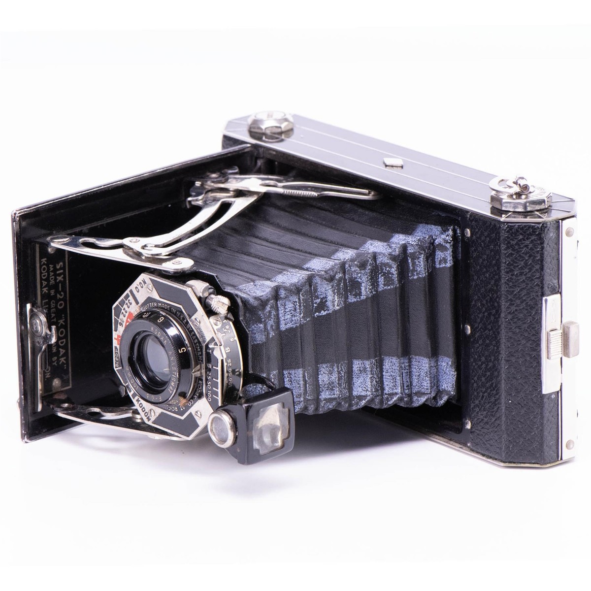 ★希少★ Kodak SIX-20 蛇腹カメラ レザーケース付 #742 コダック KODAK MONITOR SIX-20 中古カメラ・レンズ販売サイト
