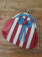 Taj Wood & Scherer Shabby 50 ziger Rockebilly Leder Tasche Geldbeutel München 