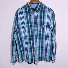 Chaps Stretch Easy Care Button Down Shirt Size XL