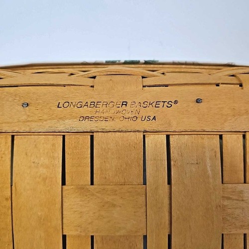 Longaberger Wrought Iron Desk Organizer Shelf Baskets, Lid, Liners, Protectors - Picture 8 of 11