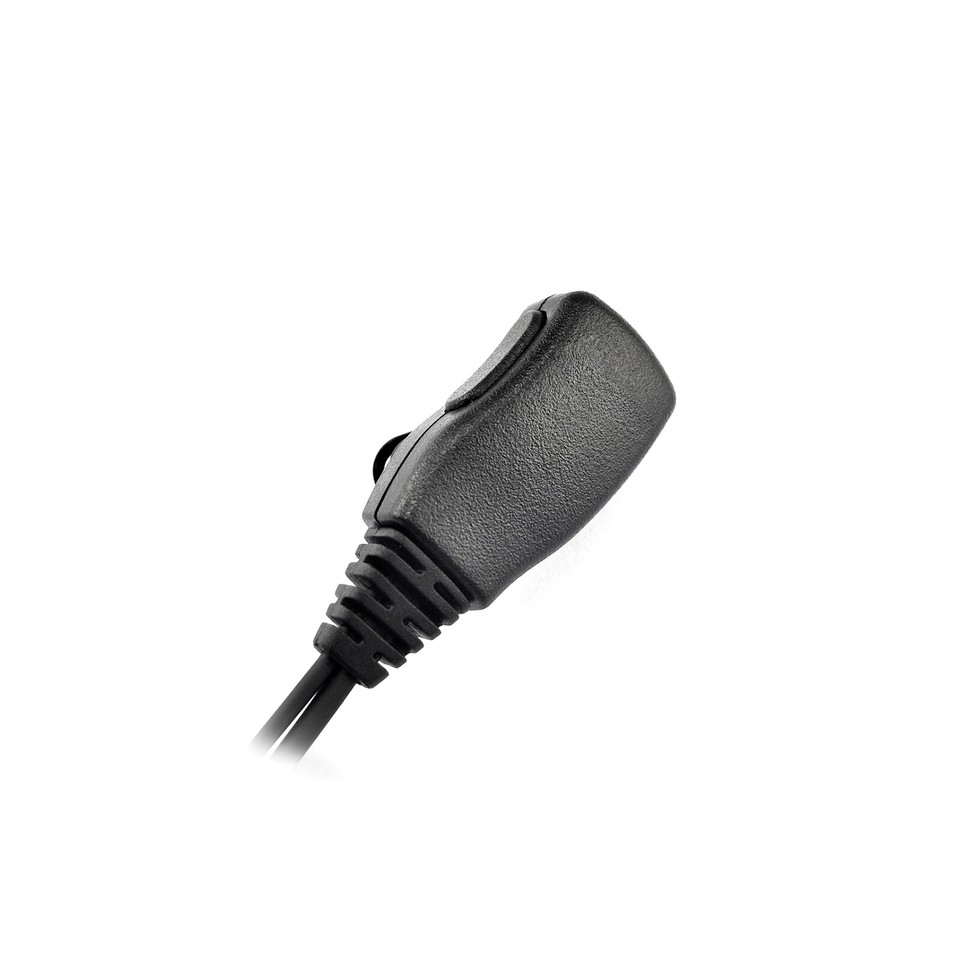 1 Pcs Auricolare Walkie Talkie di Sicurezza 2 Pin con Pulsante PTT,150CM, Compatibile con Kenwood Radio Bidirezionale BAOFENG UV5R 888S RT24 RT27 HESENATE HT999