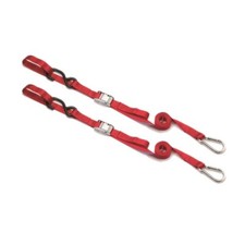 Raceline Motorcycle Motorbike Tie Down Straps RED  (PAIR)