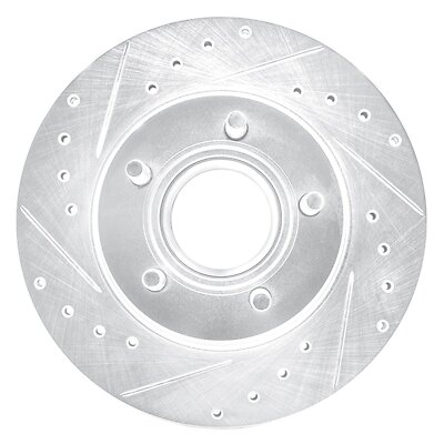 For Ford Explorer 93-94 Brake Rotor DFC Premium Drilled & Slotted Front Driver