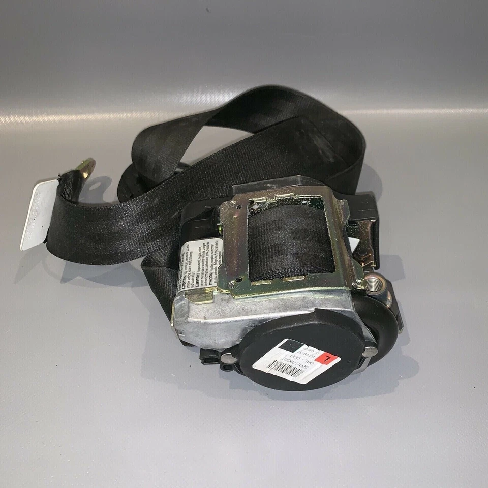 VOLKSWAGEN PASSAT SEAT BELT LEFT FRONT 2002 2003 2004 2005 BLACK OEM Foto 3 de 4
