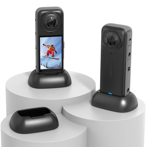 Für Insta360 X4 Kamera Desktop Ständer Silikon Basis Aufrecht Halter Zubehör - Bild 2 von 9