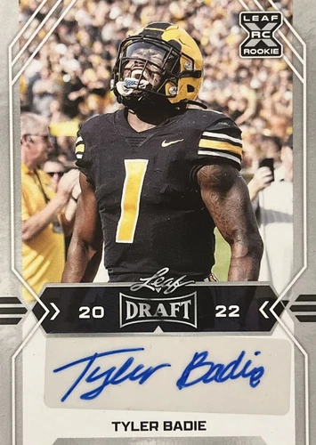 2022 Leaf Valiant Tyler Badie #BA-TB2