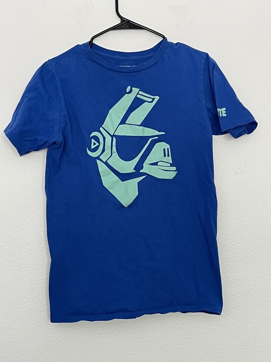 Fortnite Blue Graphic T Shirt Boys Size X Large