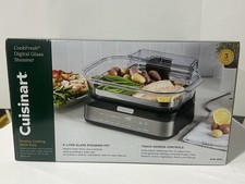 Cuisinart Cookfresh Digital Glass Steamer 5 Liter Stm-4000 Discontinued New