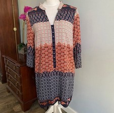 Zara Bohemian Style Dress Size Large Long Sleeve