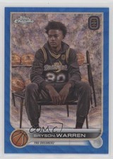 2022 Topps Chrome OTE Overtime Elite Blue Wave Refractor 67/99 Bryson Warren b6y