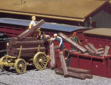 Walthers SceneMaster HO Scale Railroad Ties (Unpainted Plastic Kit) 30-Pack