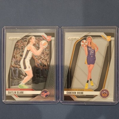 2024 Panini Prizm WNBA - Caitlin Clark #22 (RC) & Cameron Brink #143 (RC)