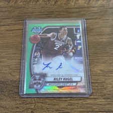 2024-25 Bowman U Chrome - Riley Kugel #70 Green Refractor Autographs /99 (RC)