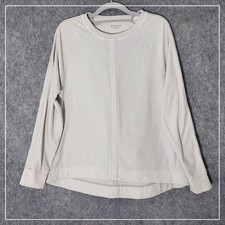 Athleta Sweatshirt Women S Gray Athleisure Studio Lounge Comfort Essential