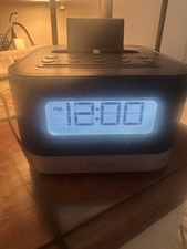iHome iPL8 Stereo FM Clock Radio with Lightning Dock for iPhone / iPod
