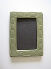 Set of Two (2) Longaberger Woven Traditions 4" x 6" Picture Frames in Sage Green — photo 3