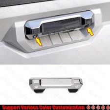 22- 24  For Toyota Tundra Chrome Silver Tailgate Door Handle Bowl Decor Cover 1*