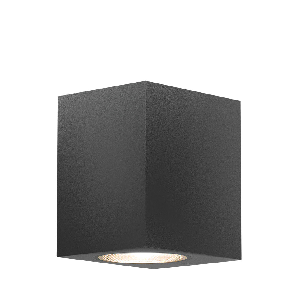 Applique GU10 étanche IP44 RITA spot orientable en aluminium gris 35W