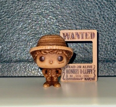 Luffy WANTED mit Wanted-Karte ohne BPZ VS 329 One Piece Kinder Joy sher SELTEN