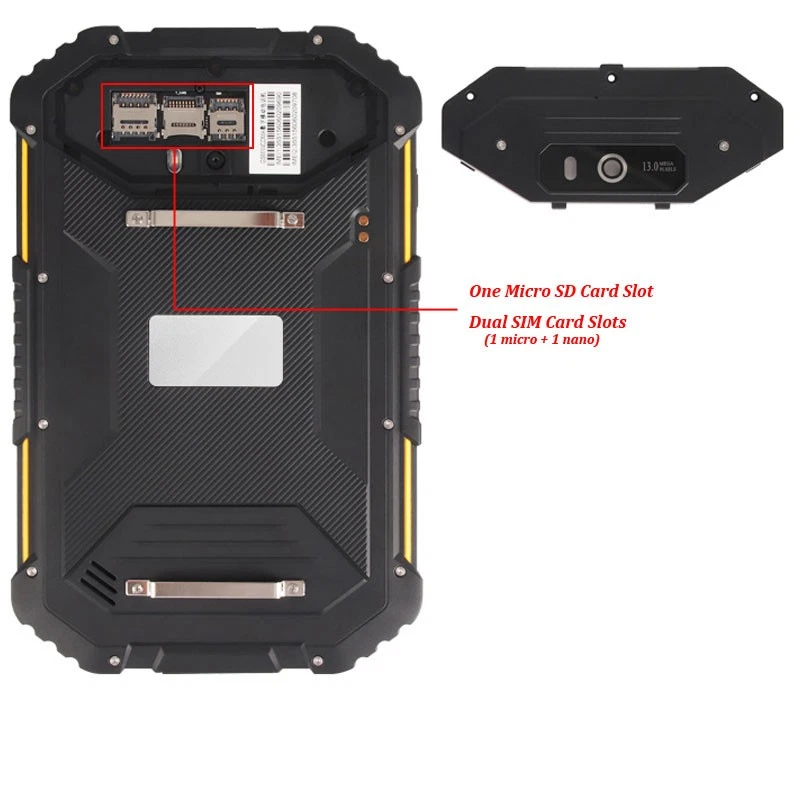 4G LTE Android Rugged Smartphone Builder Phone Tablet Mobile Waterproof GPS NFC - Image 3 of 4