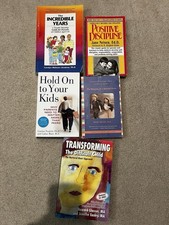 Lot of 5 Parenting Books Positive Discipline, The Incredible Years, Very Good