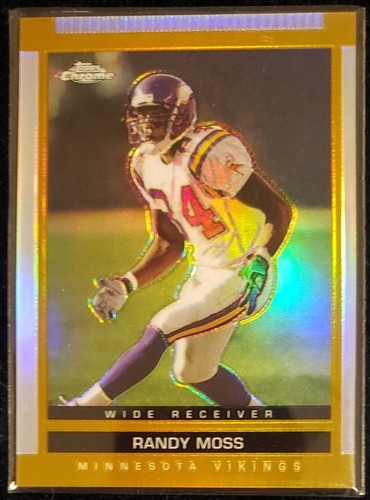 Randy Moss [Refractor] #35 1998 Topps Chrome card