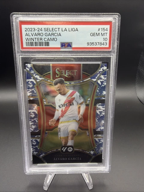 2023-24 Select La Liga ALVARO GARCIA WINTER CAM 💎 27/99 🔥 POP 1 🔥 PSA 10 💎