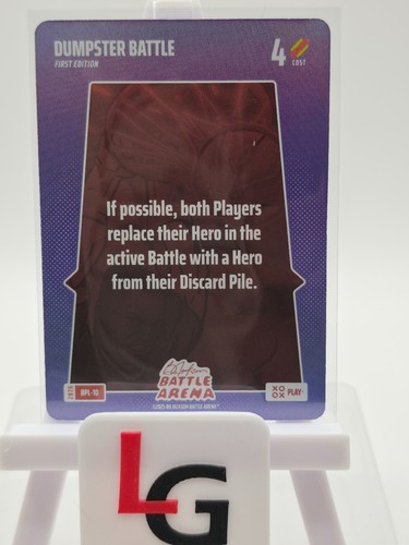 Bo Jackson Battle Arena Griffey Set #BPL-10 Dumpster Battle BATTLEFOIL SSP
