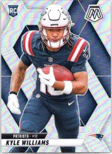 2025 Panini Mosaic #353 Kyle Williams Silver Patriots RC