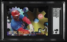 1996 Fleer Ultra Hitting Machine Gold Medallion Edition Juan Gonzalez SGC 9 4at
