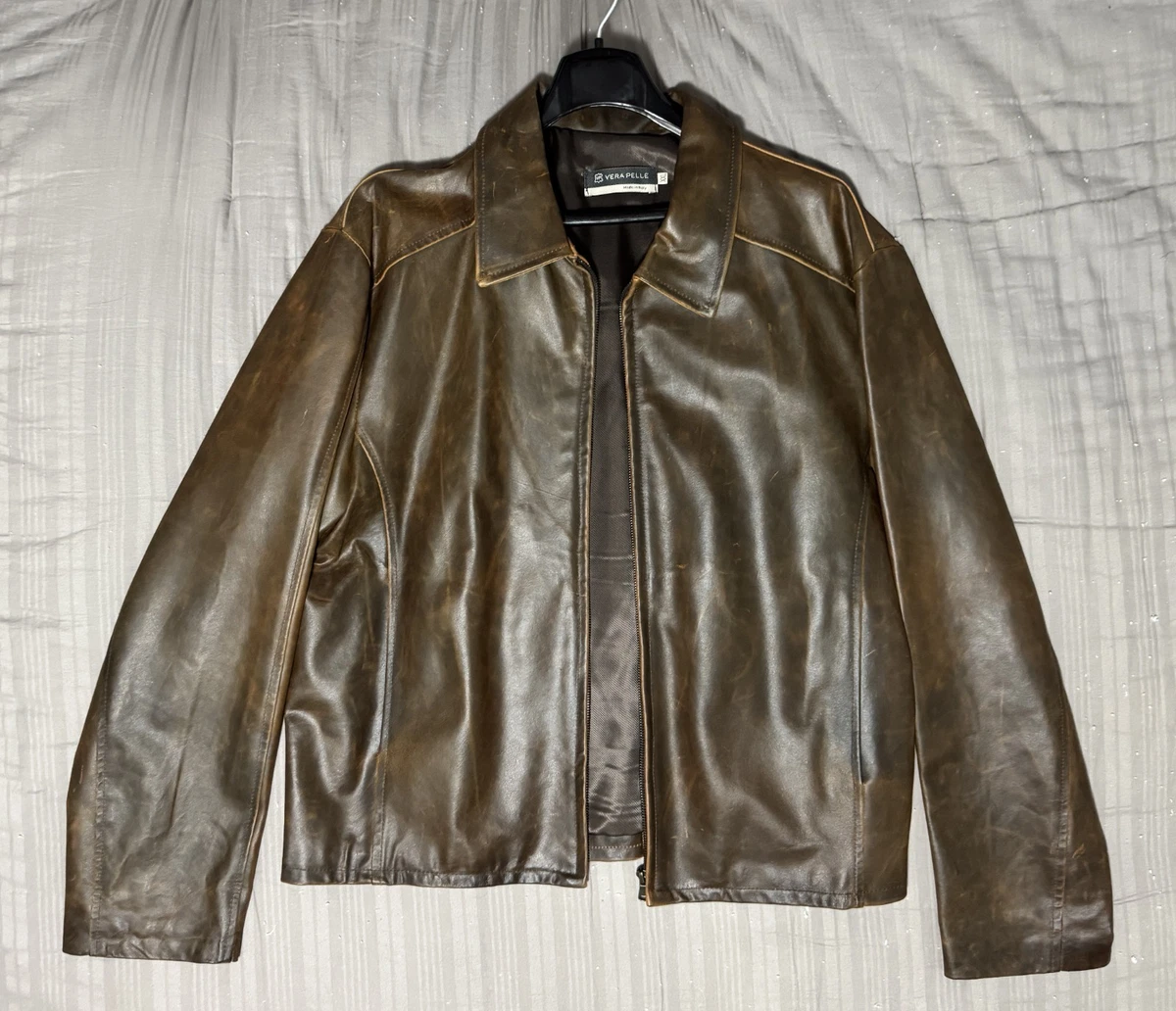 Vera Pelle Coats, Jackets & Vests Leather Outer Shell for Men for