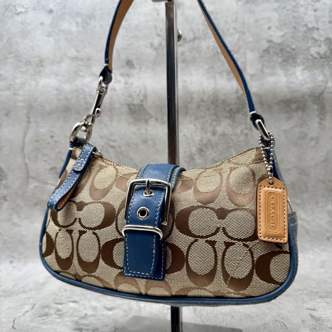 COACH ハンドバッグ　6362 Coach 6362 Handbag Signature Mini Bag Canvas for sale online