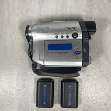 Sony Handycam Digital Video Camera Recorder DCR-DVD201 Tested Working-2 Battery
