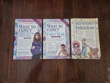 What to Expect Series 3-Book Lot- Expecting, Toddler Years, First Year, PB