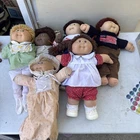 Vintage Cabbage Patch Kids Doll Lot of 6 Coleco 1980s Original CPK Mixed