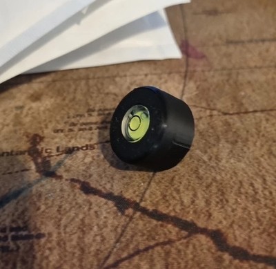 4 x Matrix Wasserwaagen-Einsatz für 25 mm Stahlgewinde