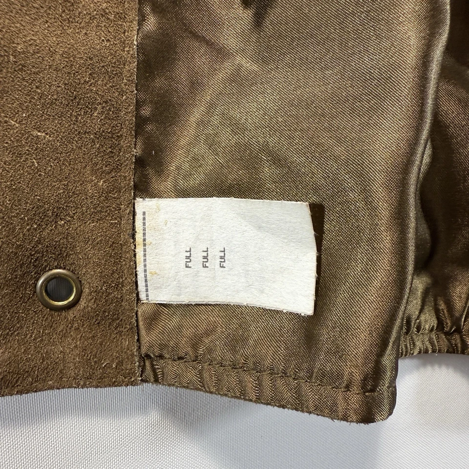 Double D Ranch Suede Leather Fringe Neck Shawl Cape Poncho Rodeo Texas - Image 3 of 4