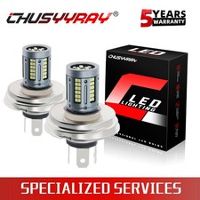PAIR P45T R2 LED LED Headlight Light Bulb High Low Beam 6000K 12V 24V