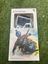 Sharper Image HD 720p Action Cam SVC898BK New Camera Portable Waterproof 8gb