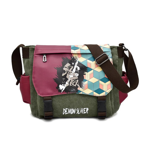 Bolso de hombro de gran capacidad de dibujos animados Nezuko Kamado Demon Slayer - Imagen 9 de 28