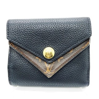 Louis Vuitton Wallet Black Leather ca0138 Spain 2765046