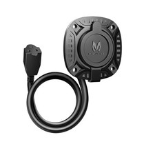 MICTUNING 13Amp 125V AC Port Plug with 16" Integrated Heavy Duty Extension Co...